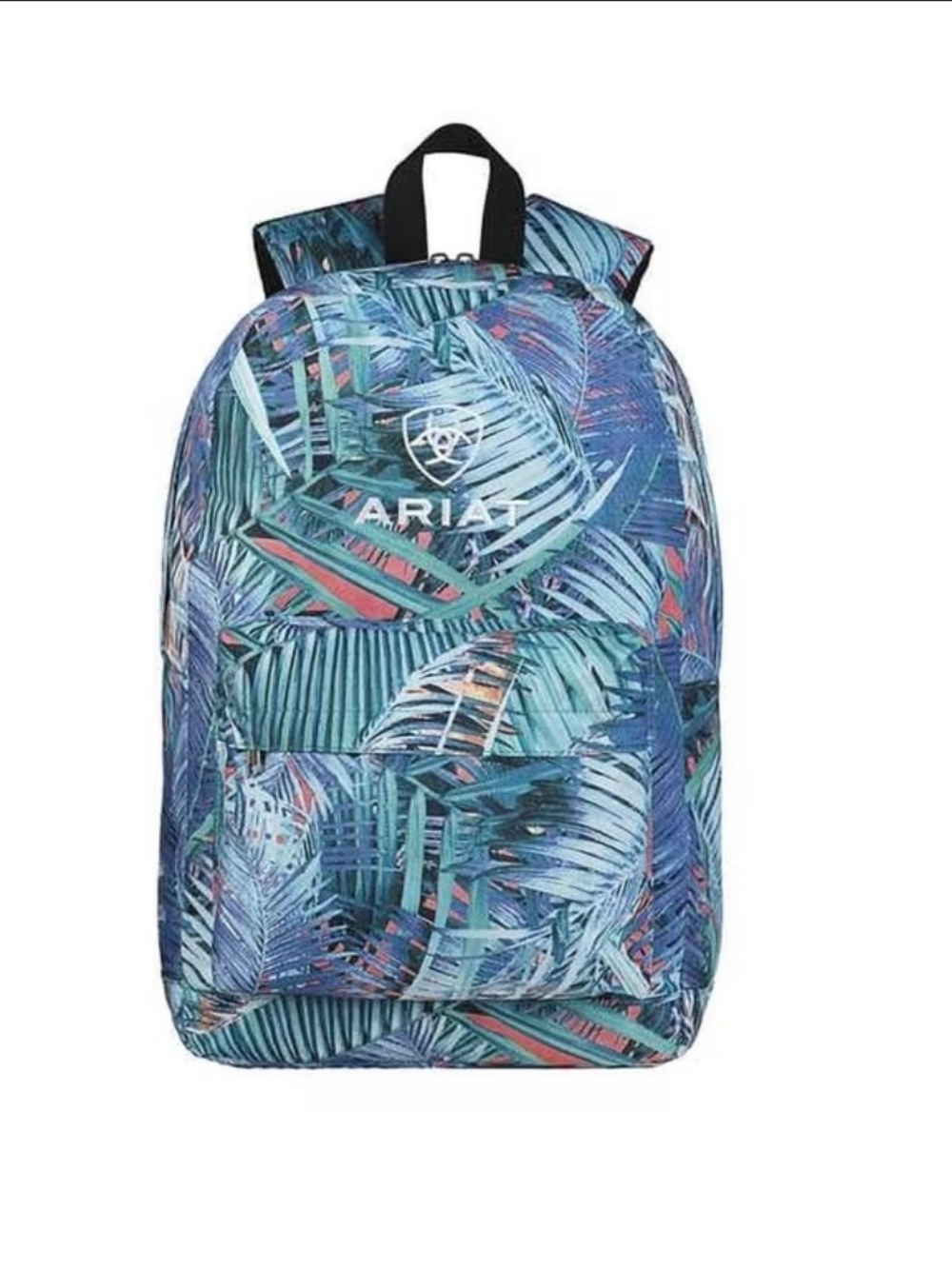 Ariat Teal and Blue Palm-Print Men's Backpack